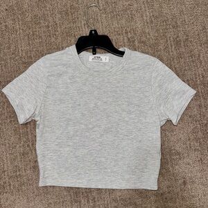 Cotton On Gray Crop Top